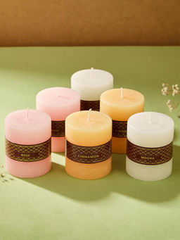 Fabindia - Mogra Fragrance Candle Pillar