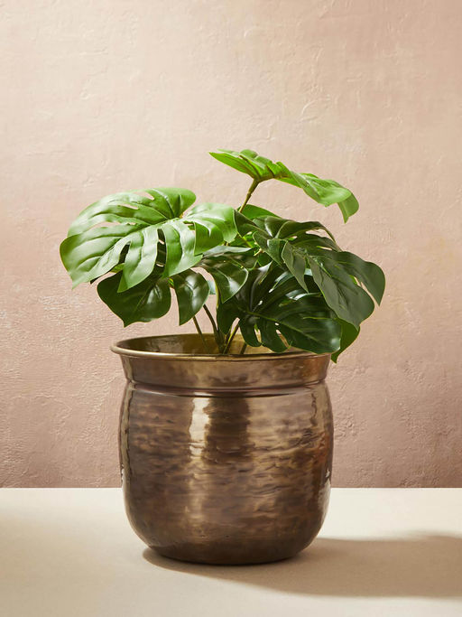 Fabindia Zareen Metal Table Planter