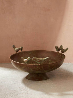 Fabindia - Brown Varak Casted Crafts Metal Decor Object