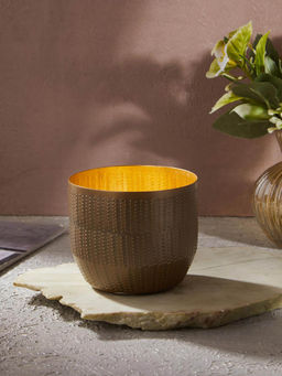 Fabindia - Golden Savar Metal Votive Holder