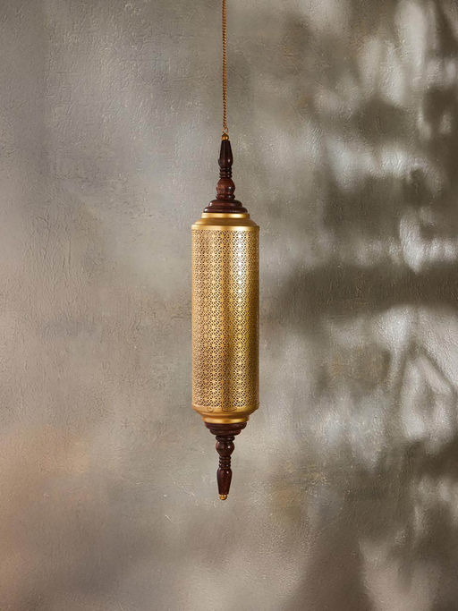 Fabindia Golden Ruhani Metal T-Light Holder