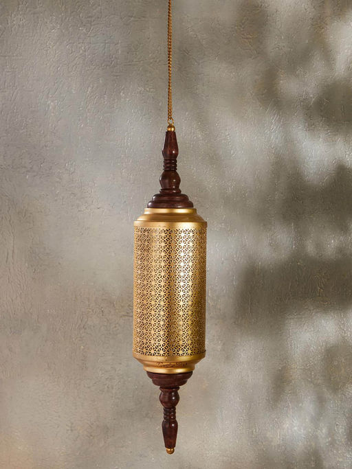 Fabindia Golden Ruhani Metal T-Light Holder