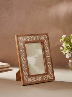 Fabindia - Natural Naksh Inlay Wooden Photo Frame