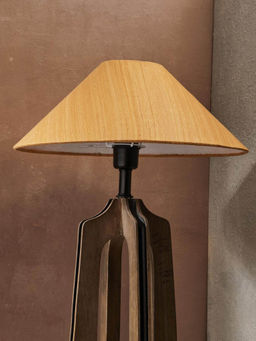 Fabindia - Yellow Fabric Lampshade