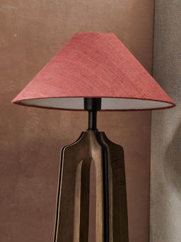 Fabindia - Red Fabric Lampshade