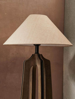 Fabindia - Beige Fabric Lampshade