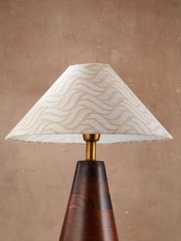 Fabindia - Beige Fabric Lampshade