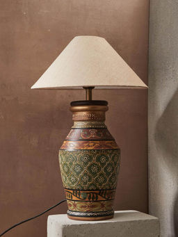 Fabindia - Abha Ceramic Table Lamp Without Shade