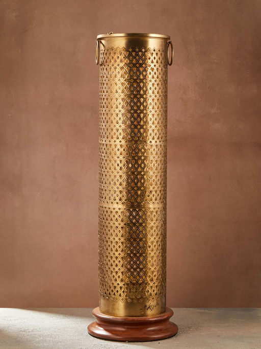 Fabindia Golden Tejas Metal T-Light Holder