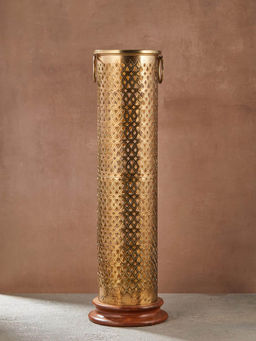 Fabindia - Golden Tejas Metal T-Light Holder