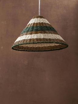 Fabindia - Brown Praag Cotton Hanging Lamp