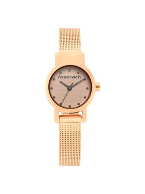 rose gold watch fastrack