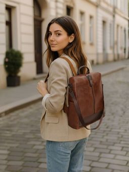 VISMIINTREND - Backpack for Women PU Vegan Leather