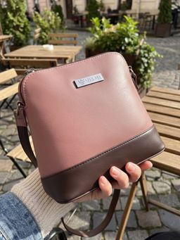VISMIINTREND - Women Pink Pu Sling Bag