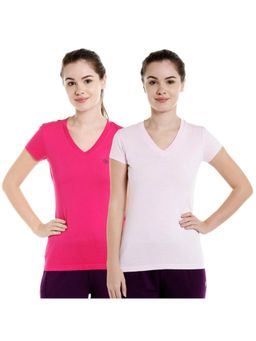 Bodycare - Bodyactive Pack Of 2 Women'S Tshirt - Multi-Color