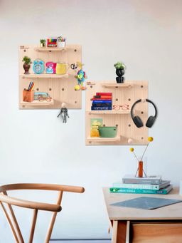 The Better Home - TBH Pinewood Keyholder (Pack of 2)