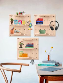 The Better Home - TBH Pinewood Keyholder (Pack of 3)