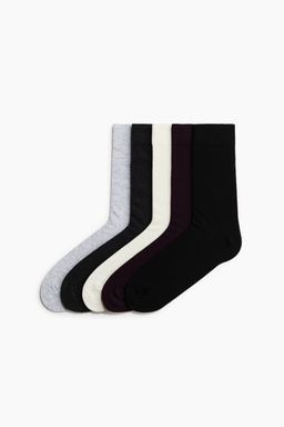 H&M - Men Red 5-Pack Socks