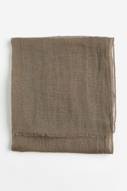 H&M - Women Green Linen Scarf