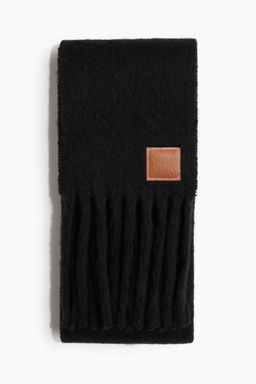 H&M - Women Black Fluffy Scarf