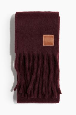 H&M - Women Red Fluffy Scarf