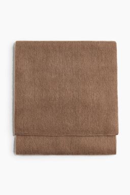 H&M - Women Beige Brushed-Finish Scarf