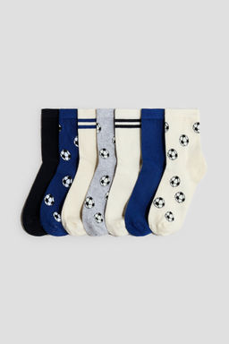 H&M - Boys Blue 7-Pack Socks