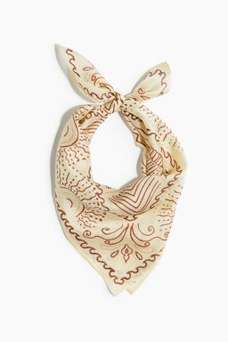 H&M - Women Yellow Patterned Scarf
