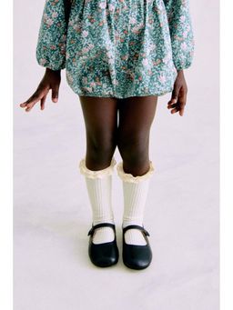 H&M - Girls White Crochet-Frilled Socks