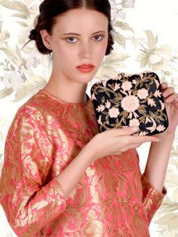 Odette - Multi-Color Embroidered Clutch