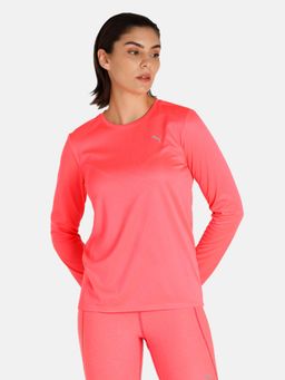 Puma - Run Favourite Ls W Women Pink T-shirt