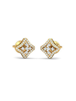 KuberBox - Goulash Stud Earrings 14K Gold