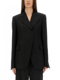 Sportmax - Black Notched Lapel Blazers
