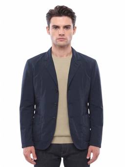 Woolrich - Blue Single Breasted Blazer