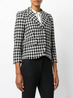 Thom Browne - Blackwhite Checked Blazer