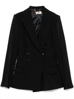 Elisabetta Franchi - Black Double-breasted Blazer