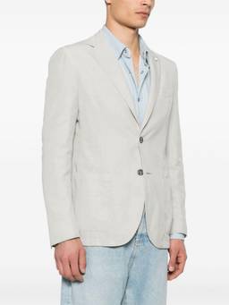 Luigi Bianchi - Light Grey Cotton Blazer