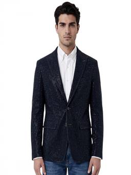 Dsquared2 - Navy Blue Embellished Blazer