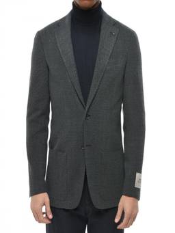 Corneliani - Dark Green Notched Lapel Blazer