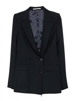 Tagliatore - Blue Peaked Lapel Blazer