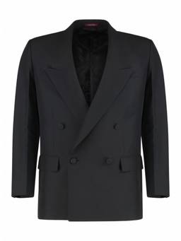Gucci - Black Peaked Lapel Blazer