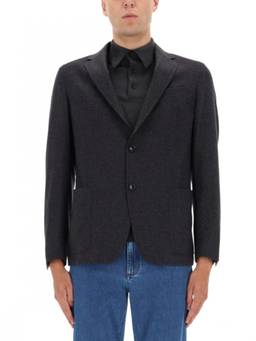 Zegna - Dark Grey Solid Blazer