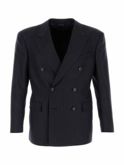 Tom Ford - Black Peaked Lapel Blazer