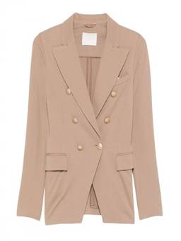 Circolo 1901 - Light Brown Notched Lapel Blazer