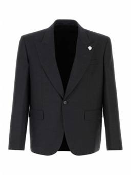 Gucci - Grey Notched Lapel Blazer