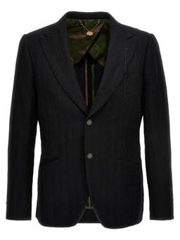 Maurizio Miri - Black Notched Lapel Blazer