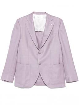 Luigi Bianchi - Purple Linen Blazer
