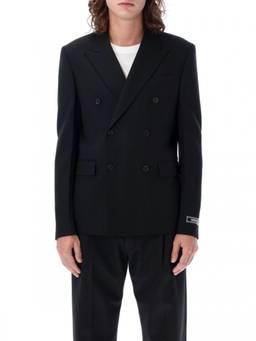 Versace - Black Double Breasted Blazer