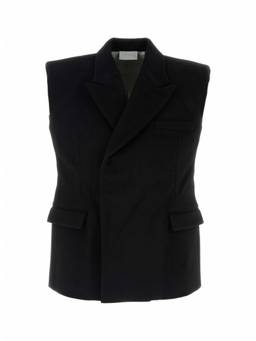 Vtmnts - Black Sleeveless Blazer