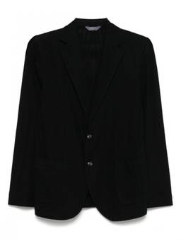 Circolo 1901 - Black Cotton Single-breasted Blazer